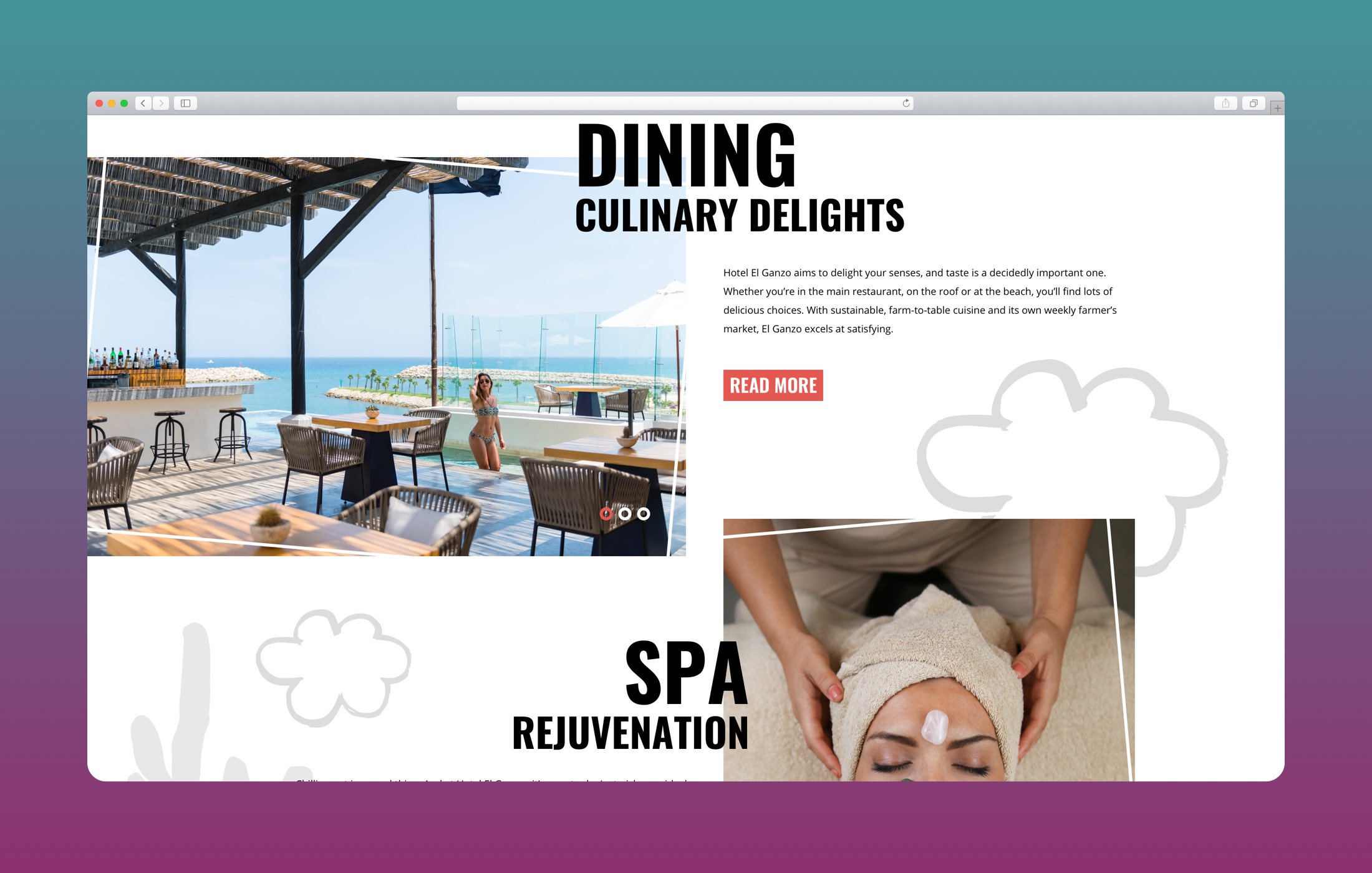 El Ganzo – Art Hotel Web Design